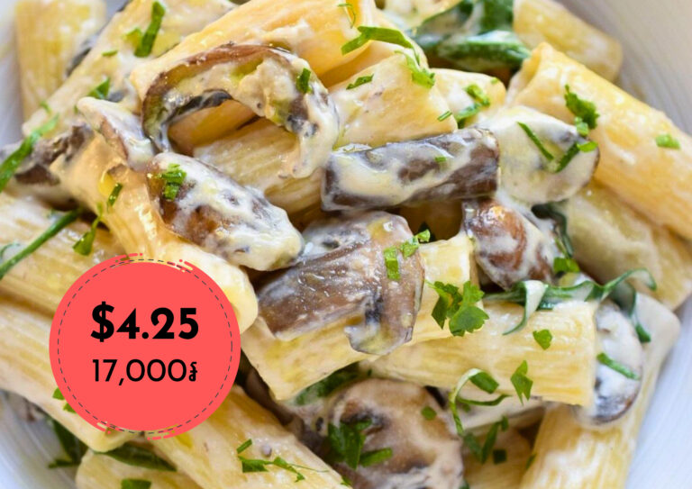 Creamy Mushrooms Pasta